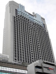 Colour photograph showing the High-Rise Swissôtel Nankai in Osaka, Japan. Photograph by CJ Walsh. 2010-04-20. Click to enlarge.