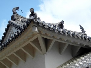 Himeji Castle, Japan - Roof Detail
